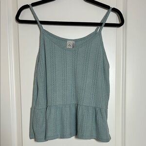 Paper Crane Baby Blue Tank Top Medium